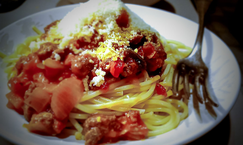 Spaghettis à la bolognaise, inspirés du Ragù alla Bolognese