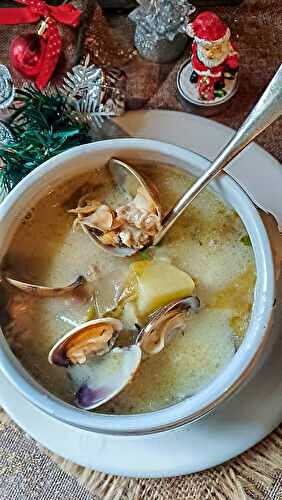 Marmite de Palourdes aux Endives (clams chowder)