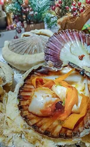 Noix de Saint-Jacques en Coquille Lutée aux Saveurs d'Asie