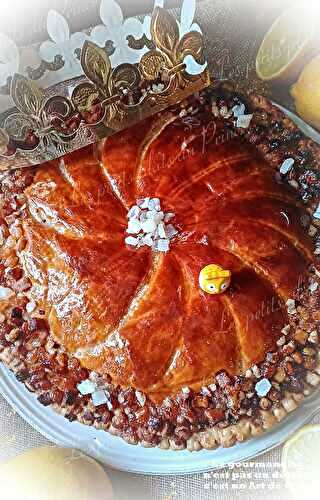 Galette des rois au citron et noisette