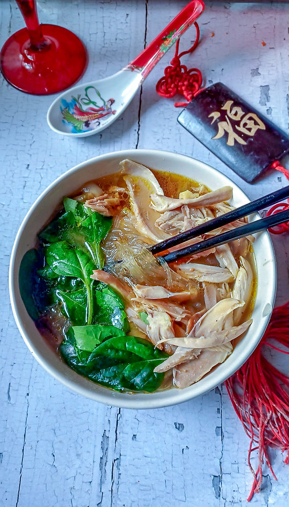 Soupe au poulet pour nouvel an chinois (chicken soup)