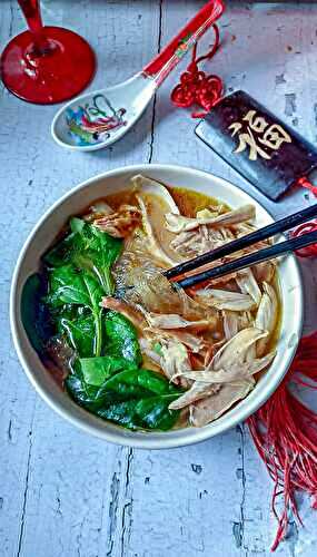 Soupe au poulet pour nouvel an chinois (chicken soup)