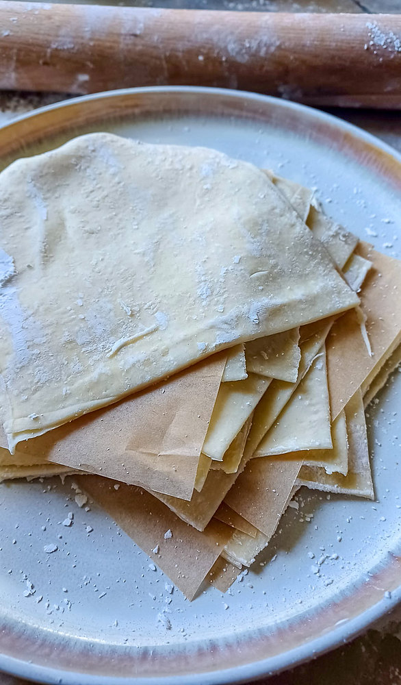 Recette de la pâte pour raviolis chinois (won tons)