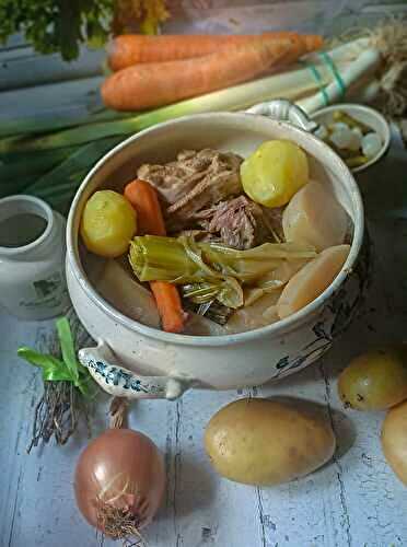 Pot-au-feu gourmand aux 3 viandes (bœuf, veau, agneau) 