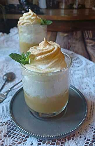 Verrines de compote meringuées façon Mojito