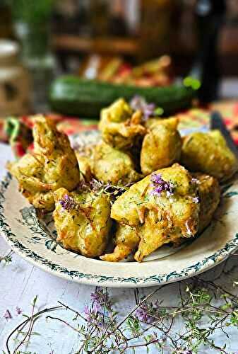 Beignets de courgettes au thym sauvage : une gourmandise croustillante et parfumée !