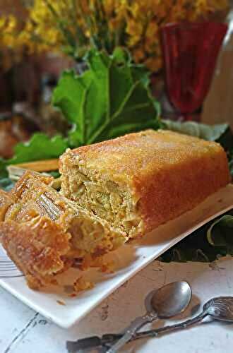 Cake à la rhubarbe du jardin : un dessert réconfortant aux saveurs d’antan