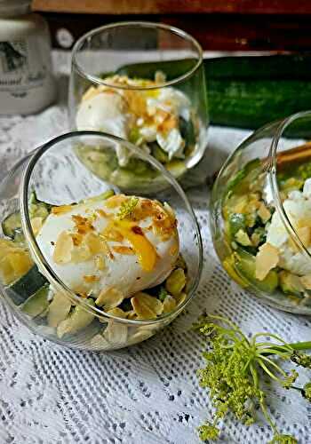 Verrines de Courgettes au fenouil sauvage et Œuf Fondant – L'Entrée Chic et Zéro Déchet de l'Été