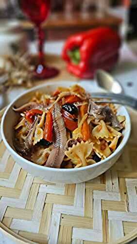 Farfalle con Peperoni : le soleil italien dans votre assiette ️