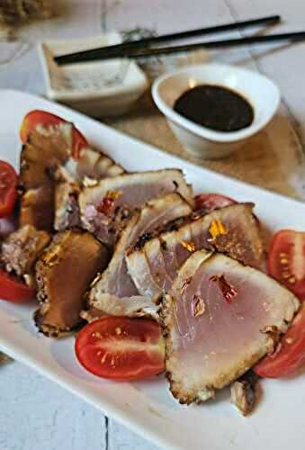 Tataki de thon blanc germon : un voyage iodé dans l’assiette