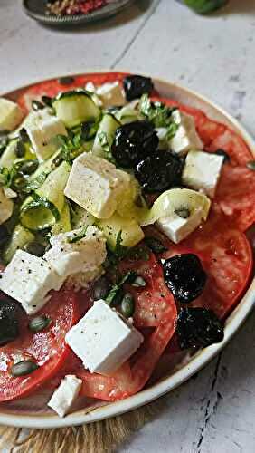 Salade fraîcheur tomate, Courgette & Citron : le Coup de frais de l'été !