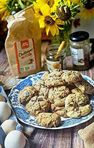 Cookies à la châtaigne, miel et chocolat : une gourmandise automnale