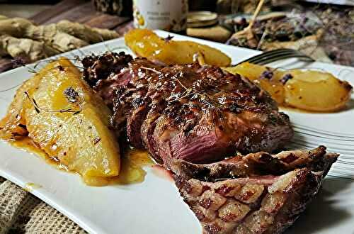 Magret de canard aux poires épicées : l’automne dans votre assiette