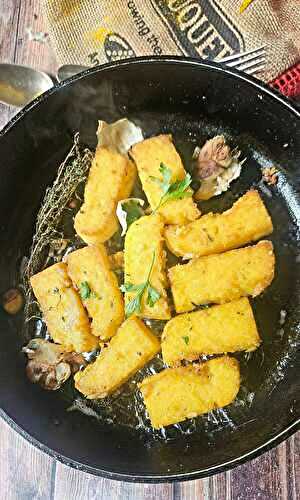 Polenta à poêler : une recette croustillante et savoureuse à découvrir