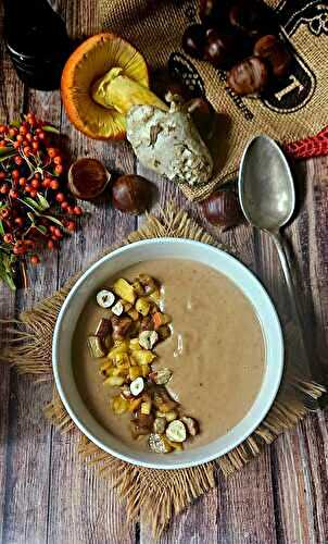 Velouté d’automne aux châtaignes et oronges : une balade gourmande en sous-bois