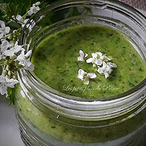 Pistou d’alliaire (herbe à ail)