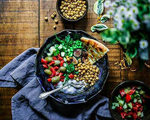 Salade de pois chiches aux épices