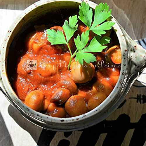 Champignons à la Grecque (version antigaspi)