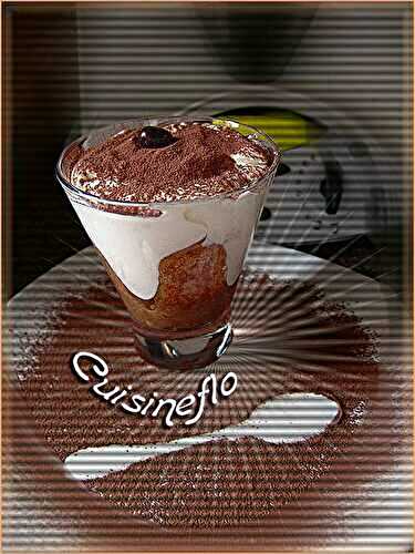 Verrines de Tiramisu au café et crème irlandaise !