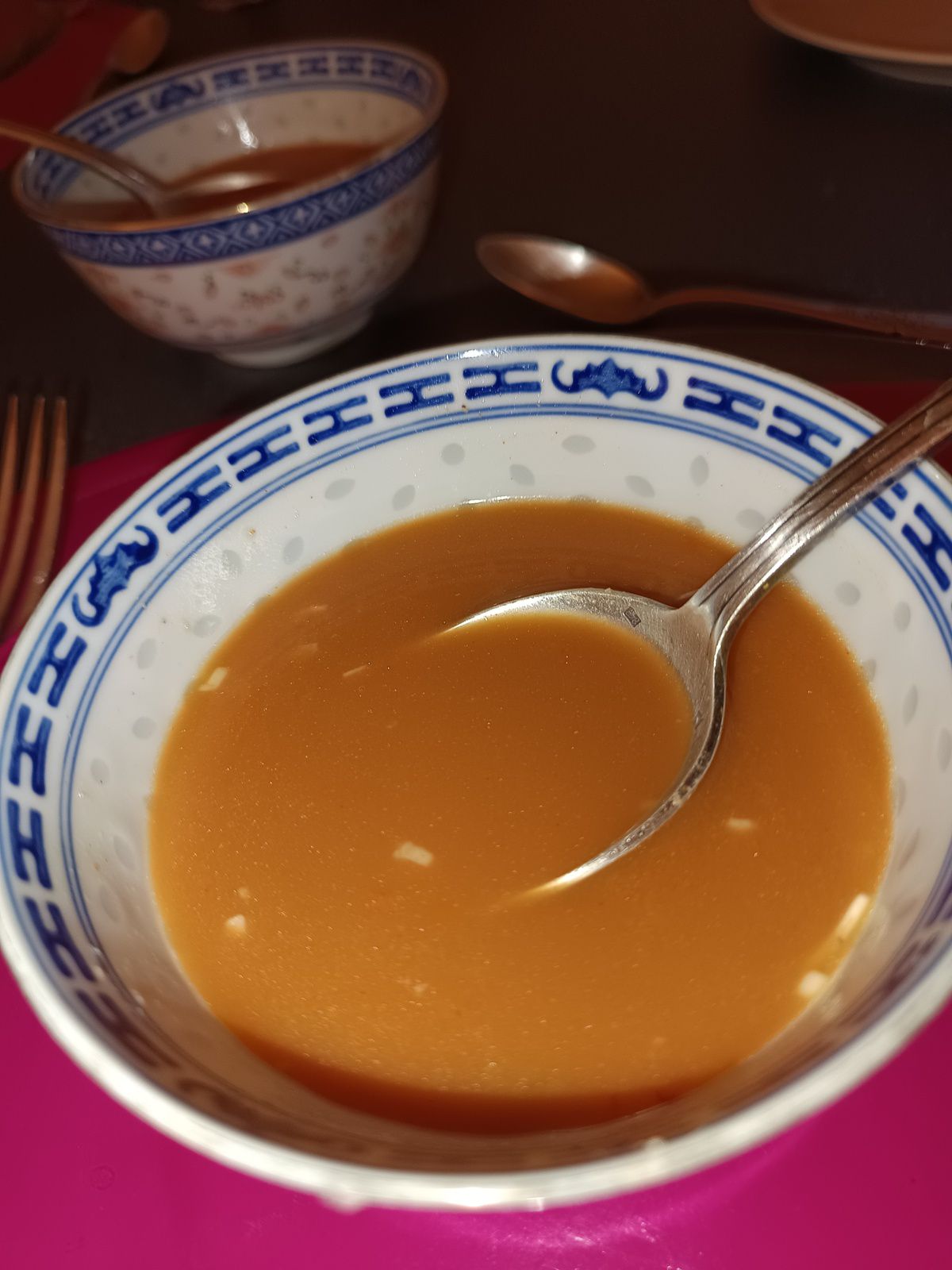 Potage à la crevette