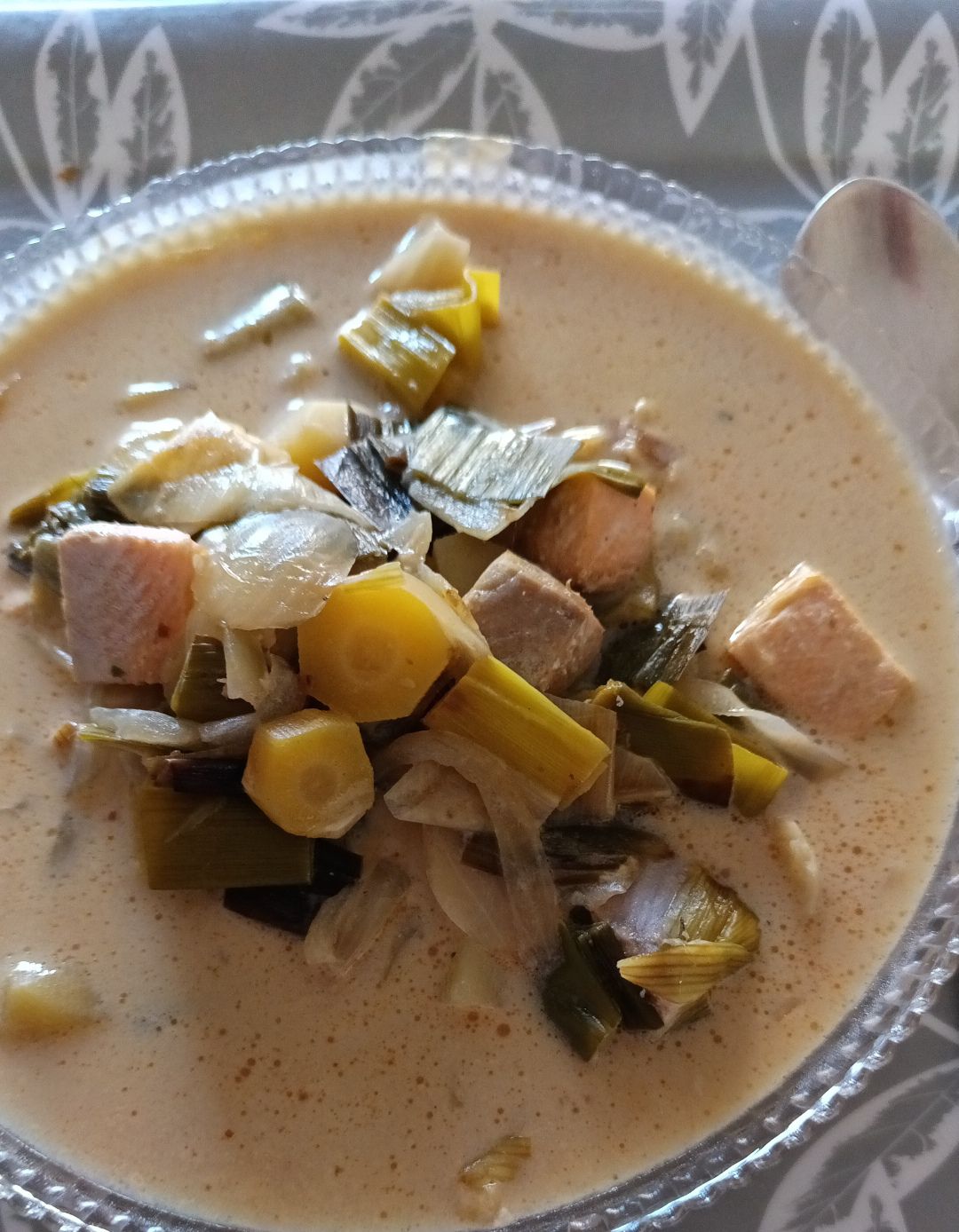 LE POTAGE AU SAUMON