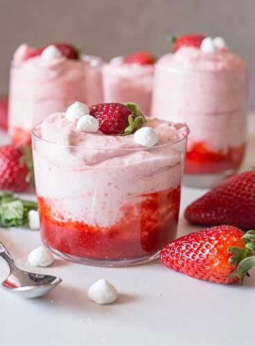 Mousse aux fraises