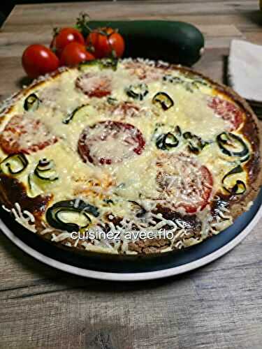 Tarte tomates courgettes sans gluten