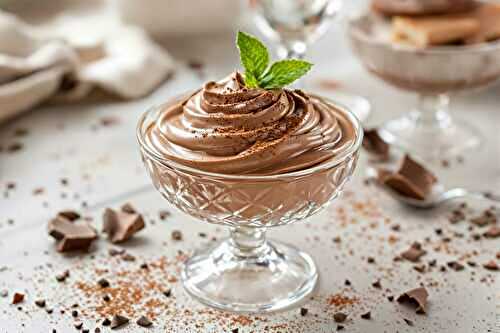 Combien de temps se conserve une mousse au chocolat maison ?