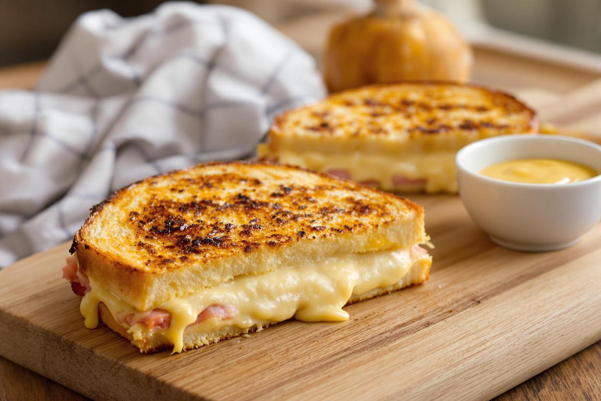 Recette croque monsieur à la poele