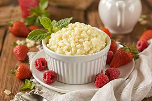 Un dessert façon grand-mère : le riz au lait vanillé