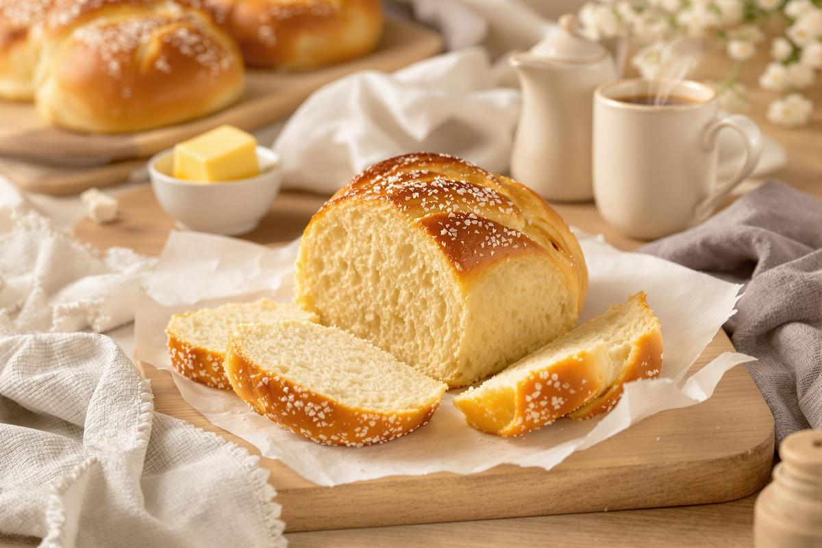 Brioche avec 3 ingrédients, sans farine et sans pousse