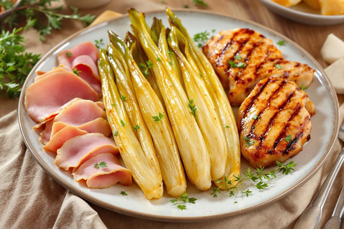 Quelle viande pour accompagner des endives braisées ?