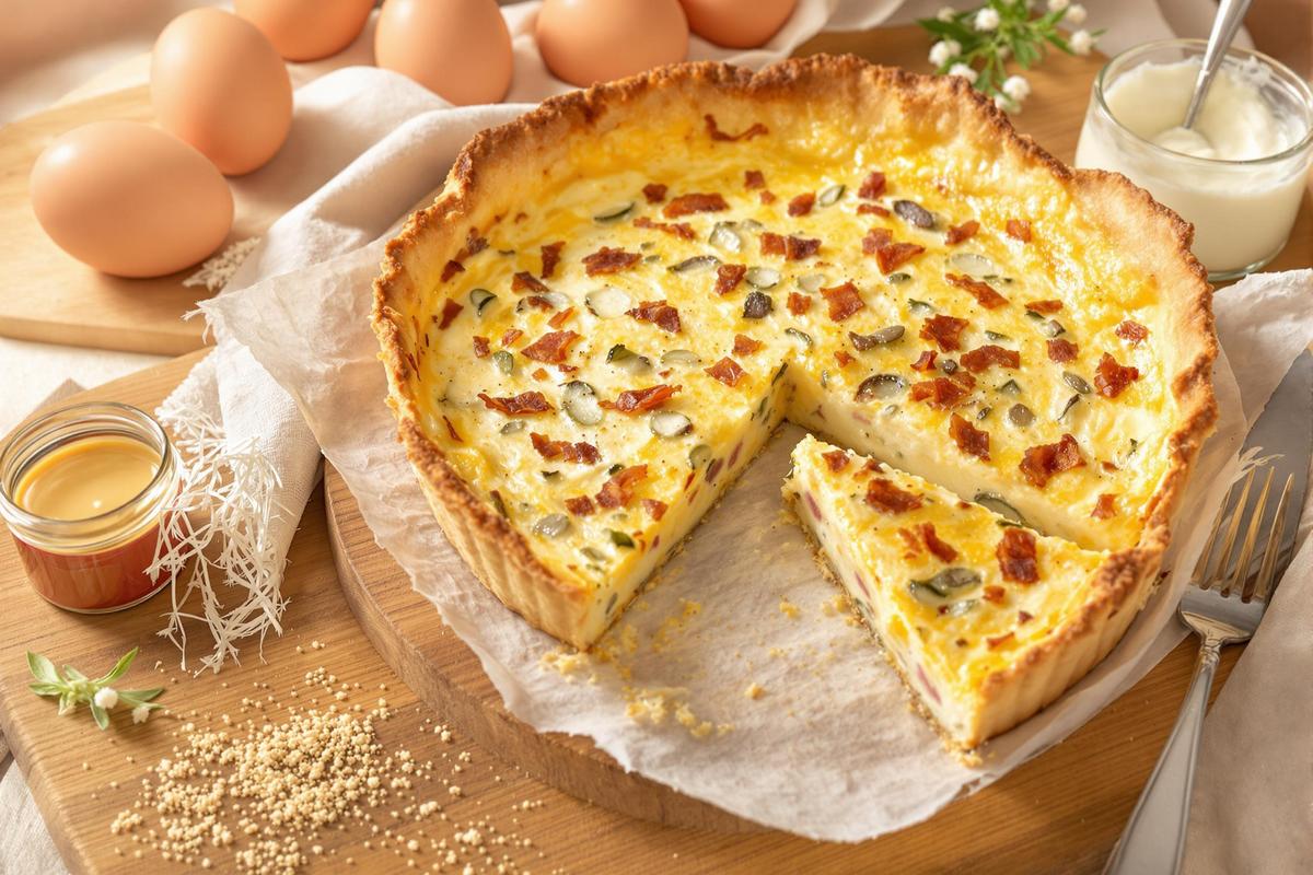 Quiche Épaisse et Dorée comme en Boulangerie