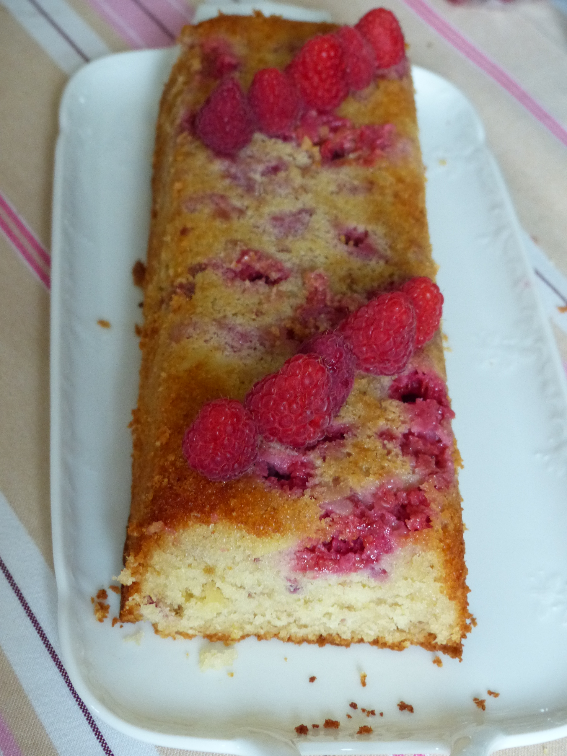 Cake citron framboise