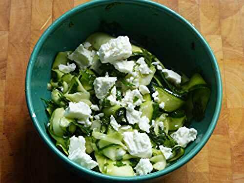 Salade de courgettes à la féta