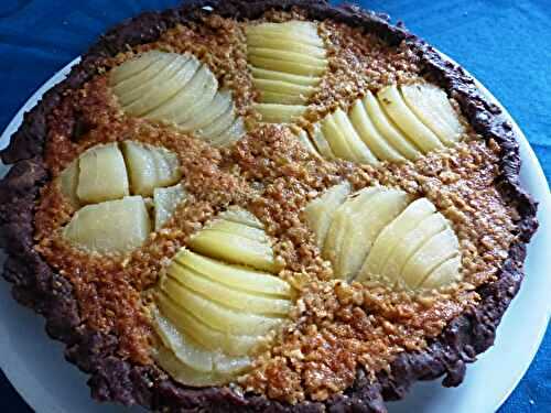 Tarte noisette  poires