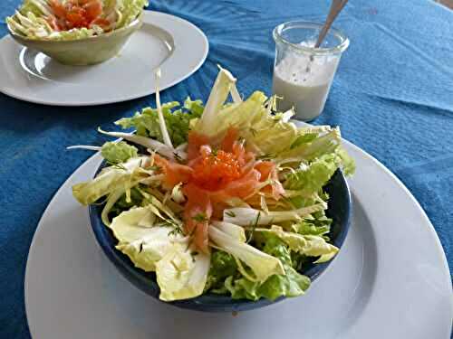 Salade d’endives au saumon fumé