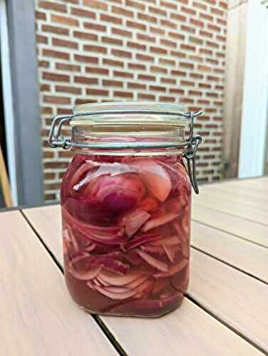 Pickles d’oignons rouges