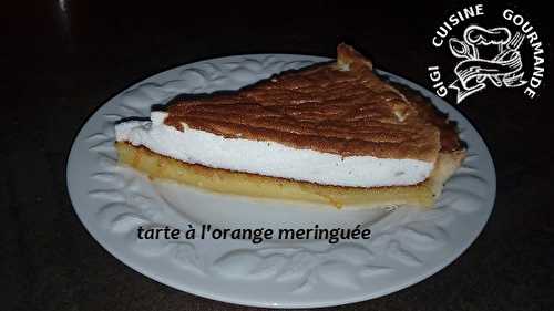 TARTE à l'ORANGE MERINGUEE