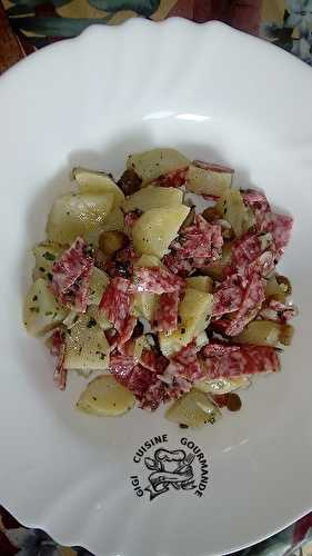 Salade de pommes de terre et salami (cookéo)