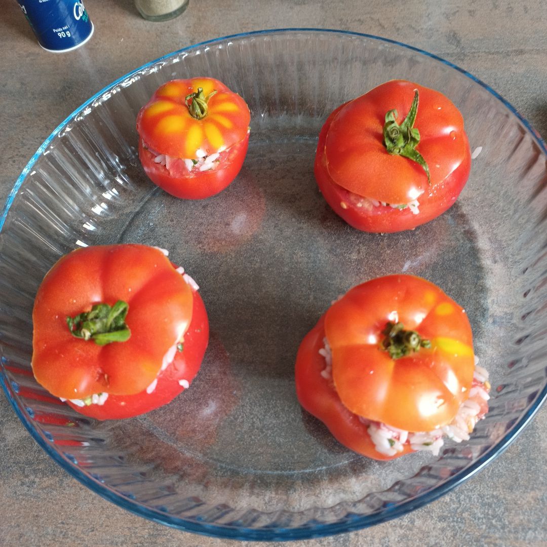 Tomates farcies du jardin 