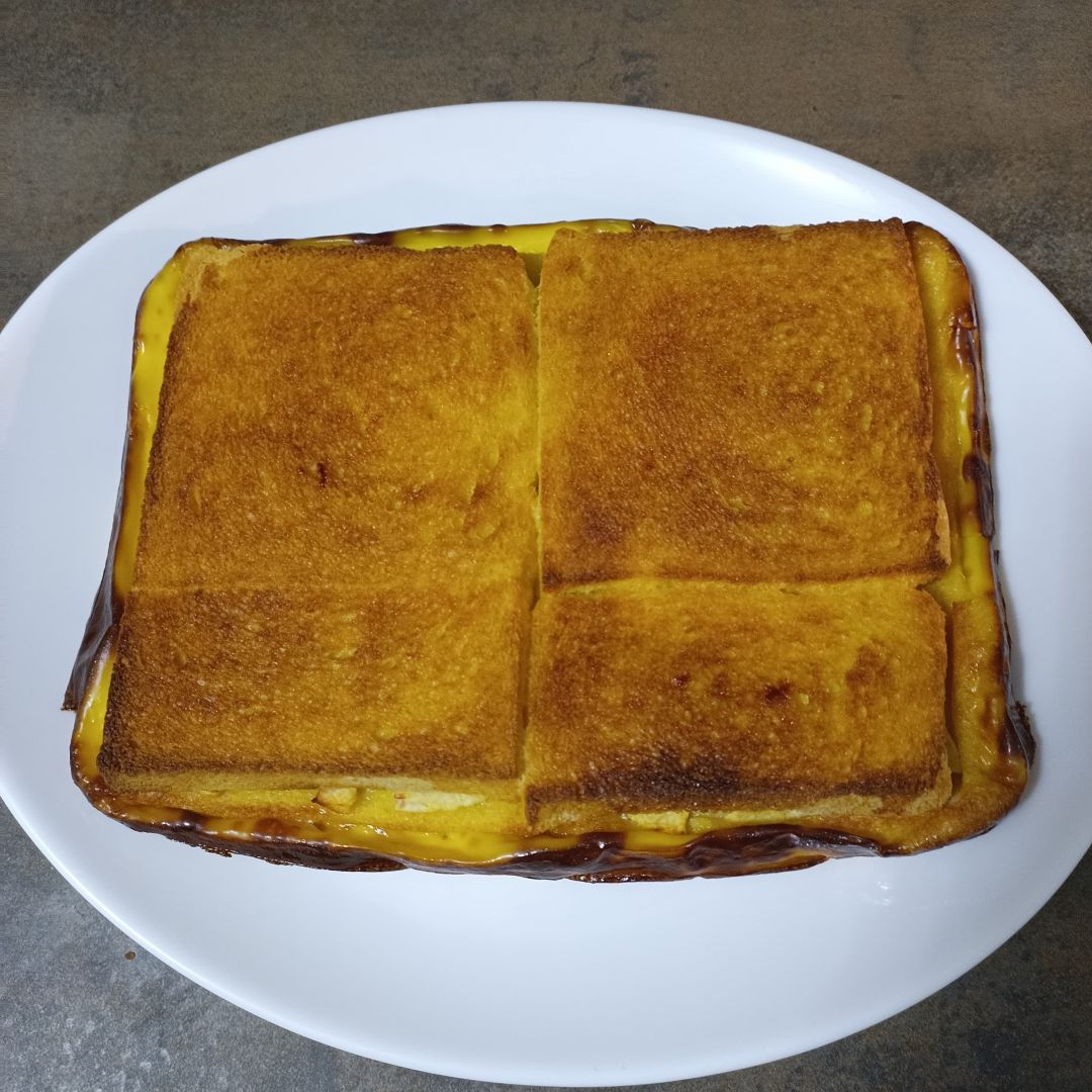 Gâteau pain perdu et pommes au COMBI NINJA