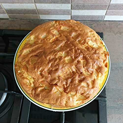 Gâteau aux pommes et fromage blanc au combi ninja 