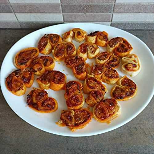 Palmiers tomatés chorizo au combi ninja