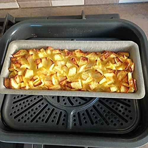 Flan aux pommes au combi ninja