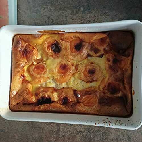 Clafouti aux abricots au combi ninja