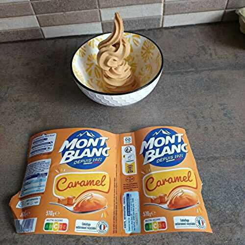 Glace MontBlanc au caramel avec la Ninja Swirl