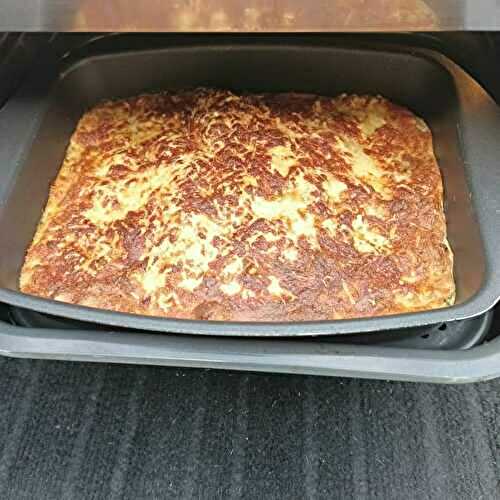 Gratin de champignons bruns au combi Ninja