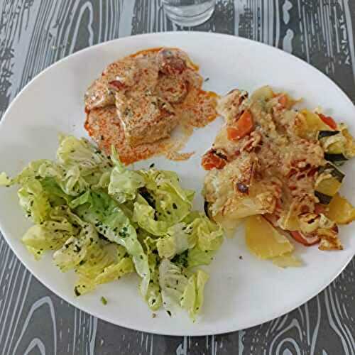 Légumes vapeur en gratin au combi Ninja