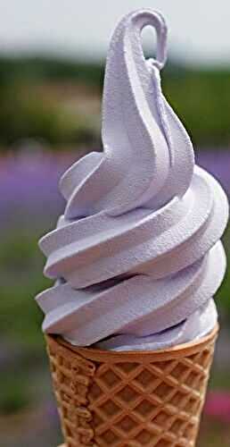 Crème glacée à la violette avec la Ninja Swirl
